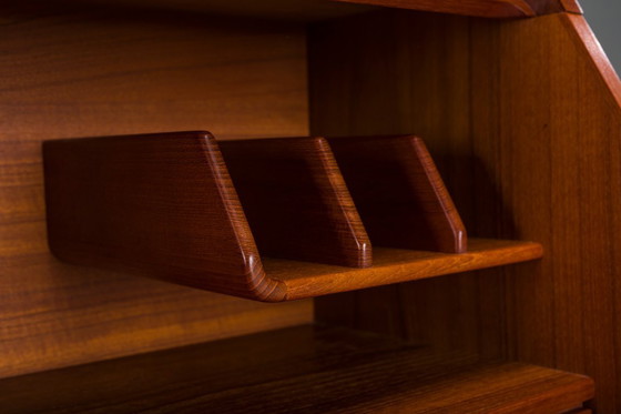 Image 1 of  Secretaire in teak van Kai Kristiansen voor Tørring Møbelfabrik, 1960