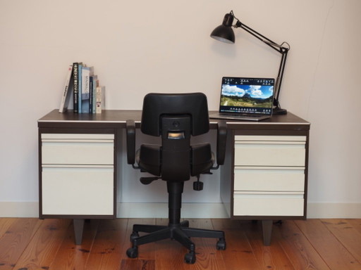 Sturdy vintage steel desk