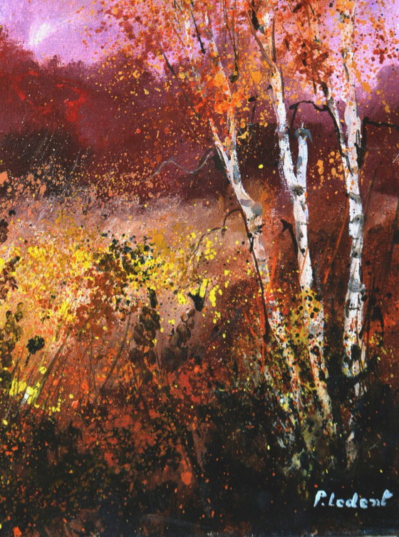 Aspen im Herbst – P. Ledent, Kunst, Leinwand (photo 4 of 5)