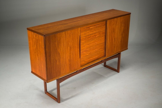 Image 1 of  Deens Teakhouten Dressoir van Arne Vodder voor Vamo Sønderborg, jaren 60