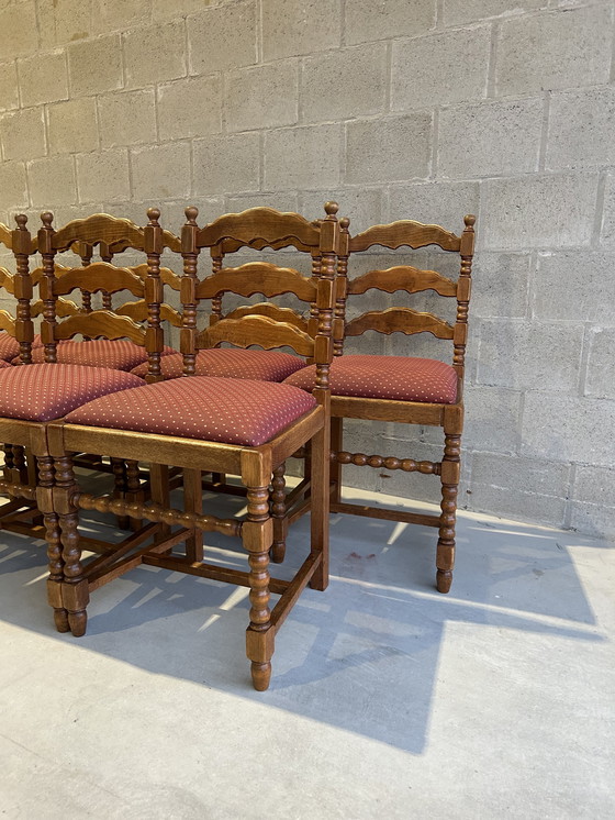Image 1 of 7 Vintage eetkamerstoelen