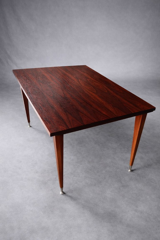 Image 1 of Extendable rosewood dining table, 1960s German design