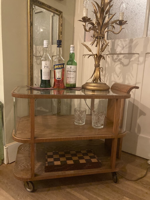 Carrello bar Art Déco, un pezzo chic