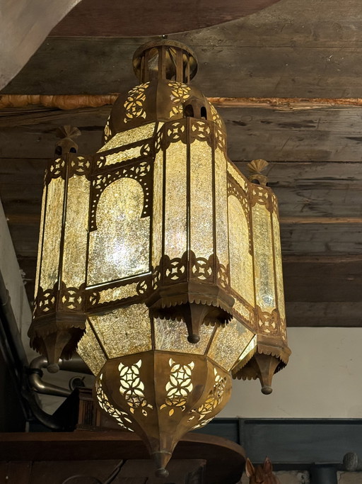 Monumental very large Arabic / Moorish lamp