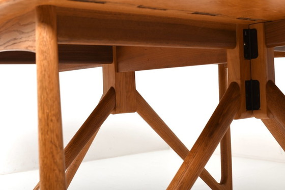 Image 1 of Drop Leaf Dining Table by Niels Koefoed Dinamarca Años 60