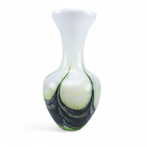 Image 1 of Opal glass vase by Carlo Moretti Italy 70s Pop Art Design