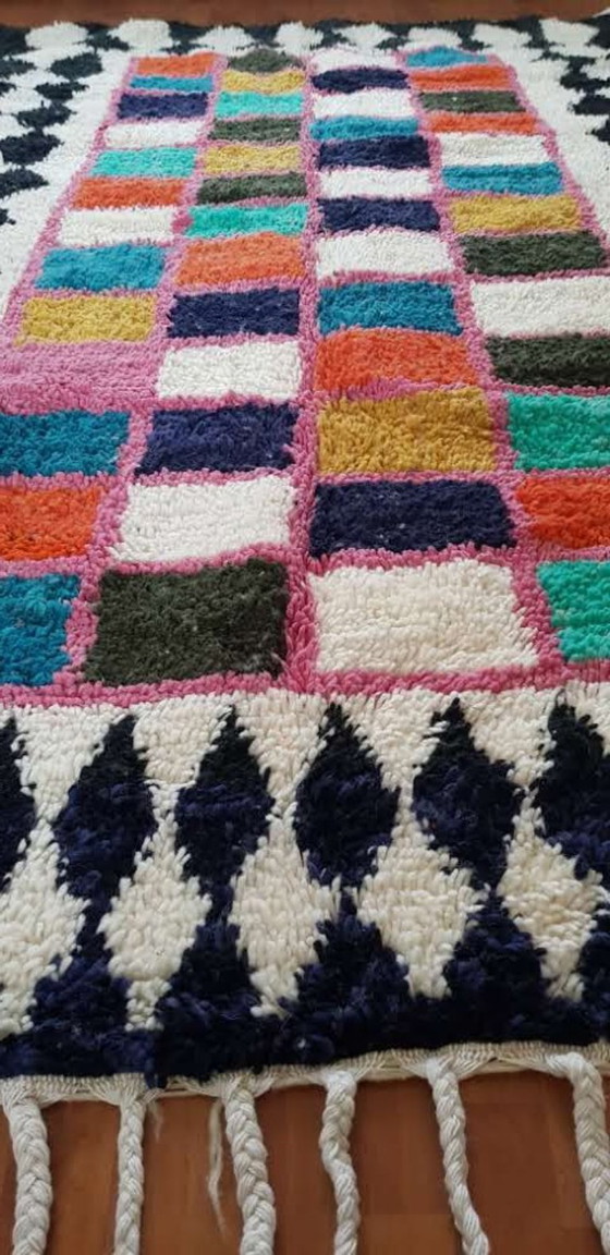 Image 1 of Handgeknoopt Berber kleed wol 235x158cm