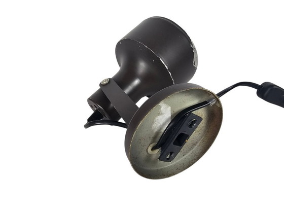 Image 1 of Anvia Almelo - Holland - J.J.M. Hoogervorst - Wand-/Deckenstrahler - Braun - Metall - 60er Jahre