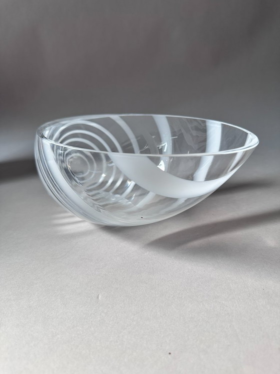 Image 1 of Murano design bowl / shell shape – spiral – V. Nason & C. Italy