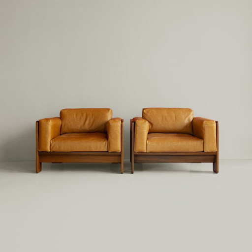 2 x Bastiano armchairs by Tobia Scarpa - Gavina, 1960