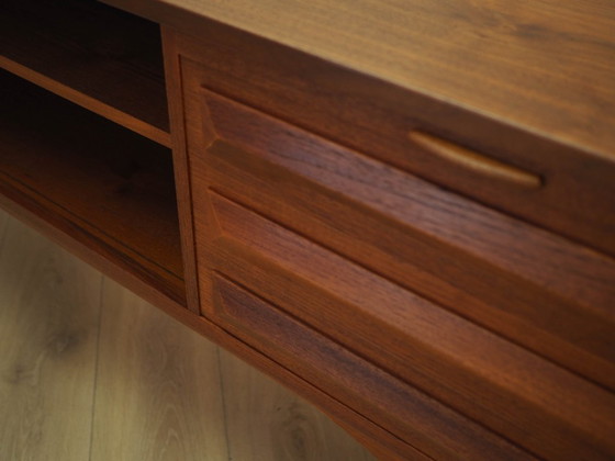 Credenza danese in teak con ripiani estraibili e cassetti, anni '70 – Credenze, Wood (photo 12 of 18)