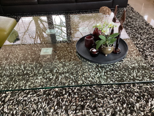 Designer glass coffee table Abel