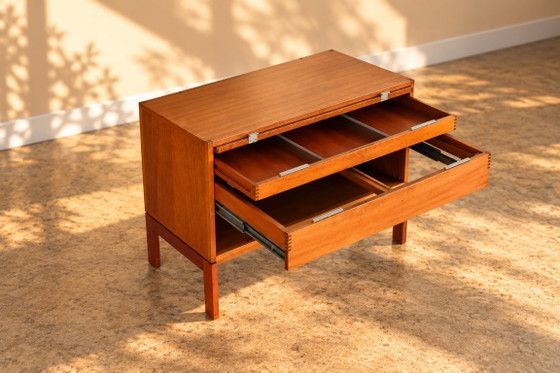 Vintage Filing Cabinet | Cabinet | 60s | Munch Mobler – Wood, Chrome (photo 6 of 7)