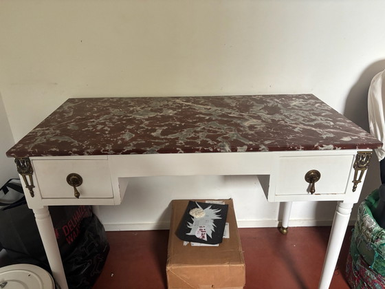 Antique desk marble top – Side tables (photo 8 of 11)