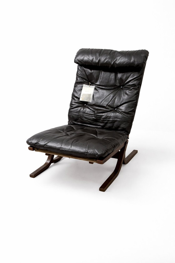 Image 1 of Siesta Lounge Chair & Ottoman – Ingmar Relling voor Westnofa (Noorwegen)