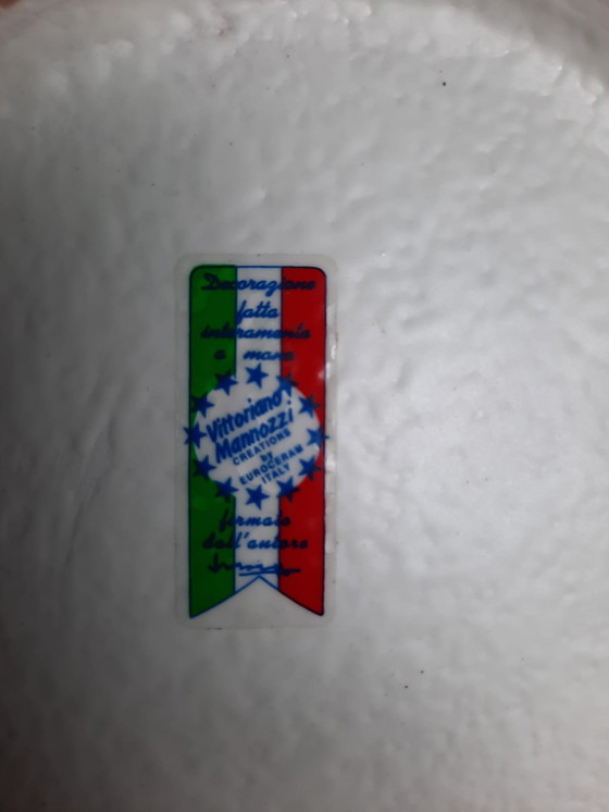 Image 1 of Plato de cerámica italiana de vittoriano mannozzi