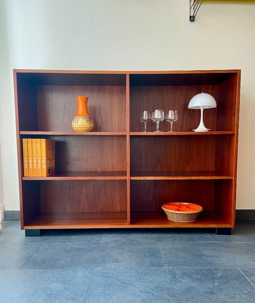 Vintage Danish rosewood (veneer) bookcase