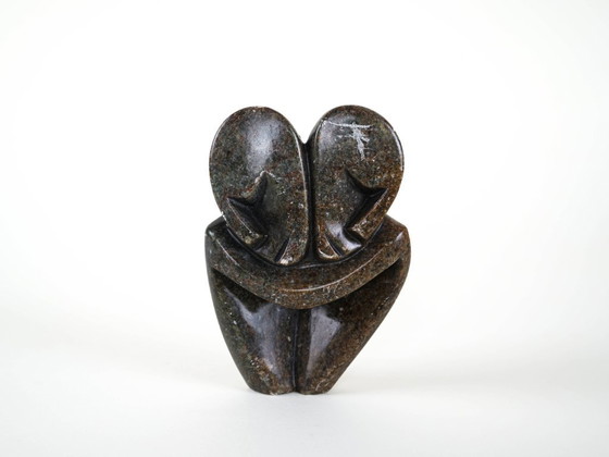Image 1 of Sculpture abstraite en pierre, design danois, années 1980, fabriquée au Danemark