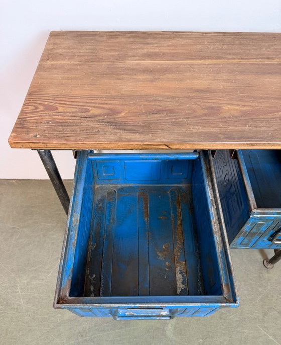 Image 1 of Vintage Industrial Worktable, 1960s