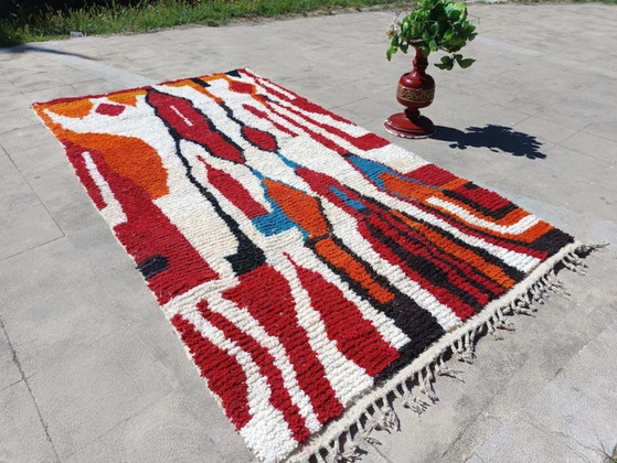 Tapis berbère marocain fait main 250 cm x 150 cm – Cotton (photo 4 of 6)