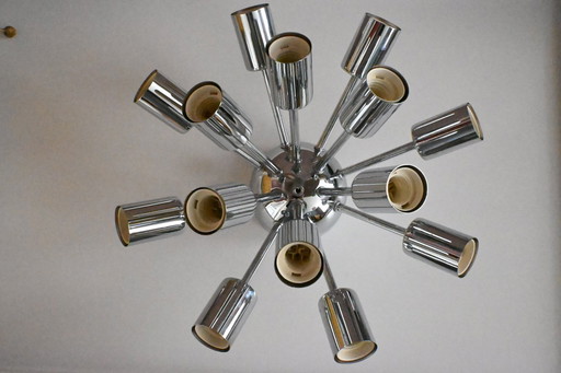 Sputnik-Deckenleuchte Design Anders Erikssen Raumfahrtzeitalter