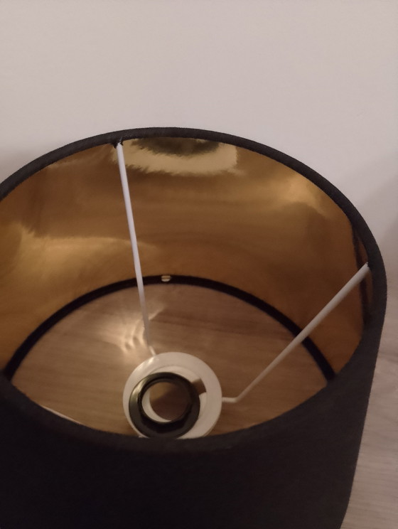 Image 1 of Set of 2 vintage neo-classical style bronze and onyx lamps, fully restored