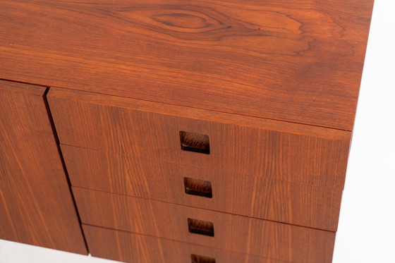 Image 1 of “Propos Series” Sideboard in Teak & Wengé by Hulmefa (The Netherlands, 1950s)