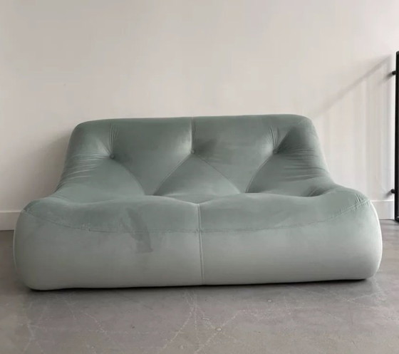Image 1 of Divano a 2 posti verde Kali di Michel Ducaroy per Ligne Roset