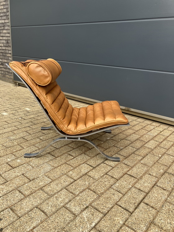 Image 1 of Arne Norell Ari lounge chair, Camel Cognac leder NIEUWSTAAT!
