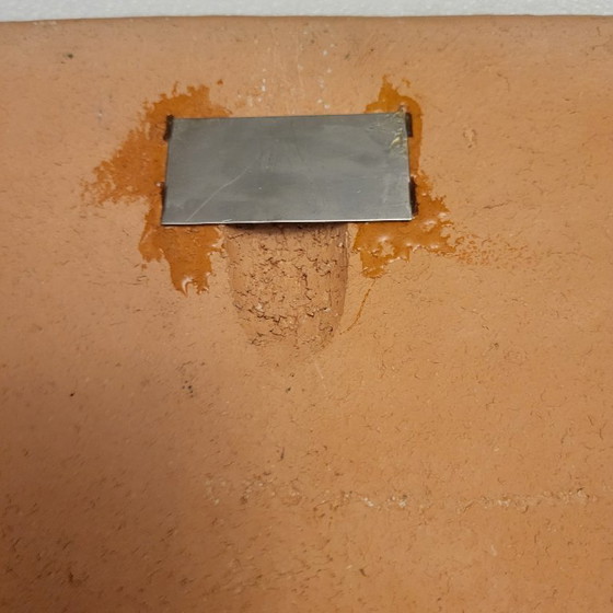 Image 1 of Large Majolika glazed ceramic frame from Karlsruhe, the Bohemian