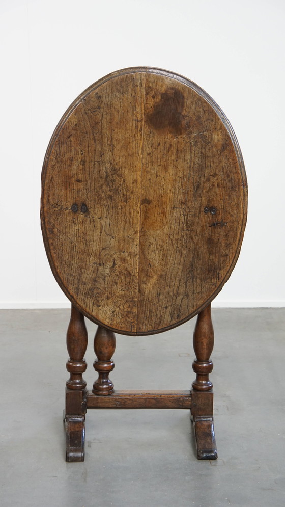 Image 1 of 17th Century Antique Folding Table/Side Table