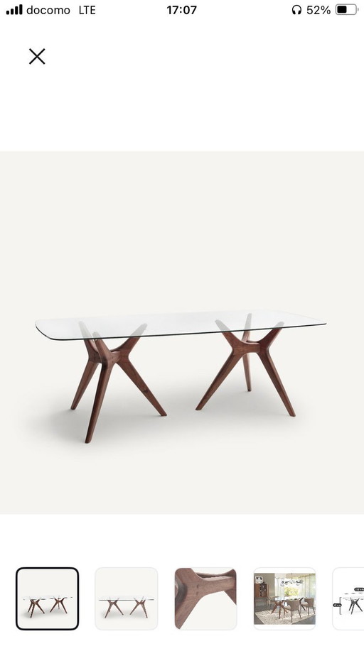 Table AM:PM en noyer