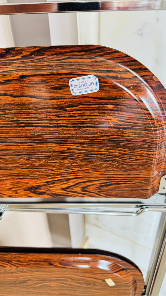 Image 1 of Chariot de service pliant verni 1960