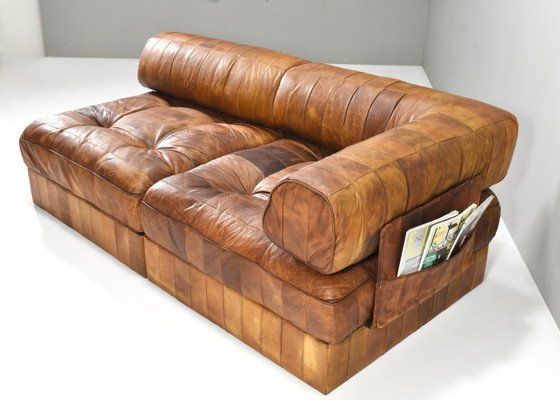 De Sede DS-88 Divano modulare Daybed in pelle Cognac Tan Svizzera, anni '70, Divani modulari, Marrone (foto 5 di 20)