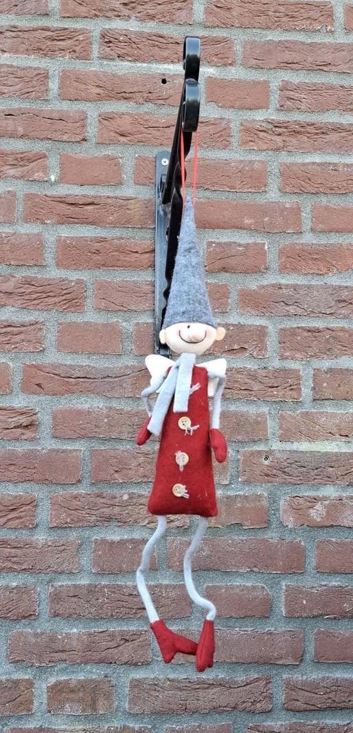 Decorative handmade Christmas elf doll.🎄