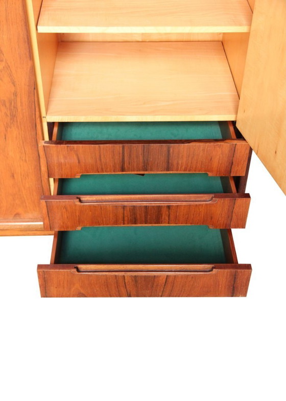 Image 1 of Vintage Scandinavian rosewood wardrobe, 1950s/60s