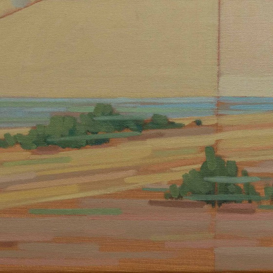 Image 1 of Tussen Hemel en Aarde, olieverf op doek, 83 x 50 cm, Sandra Kolondam