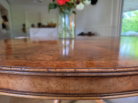 Image 1 of Beautiful vintage table with a diameter of 180 cm (unique!)