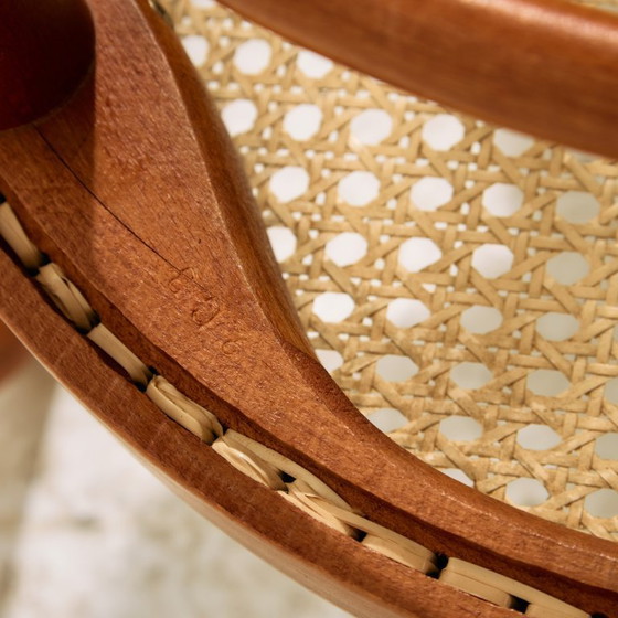 Image 1 of Sillón MK10770 de haya y ratán