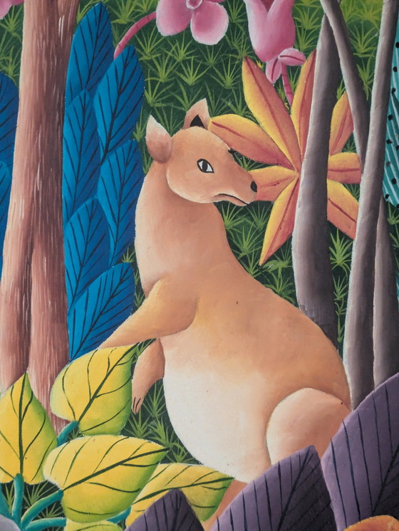 Rare painting by L. Dumond, Douanier Rousseau – Paintings & Drawings, Metal, Canvas (photo 13 of 15)