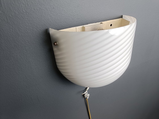 Image 1 of Murano Swirl glazen wandlamp van VM-Vetri, Italië, 1970
