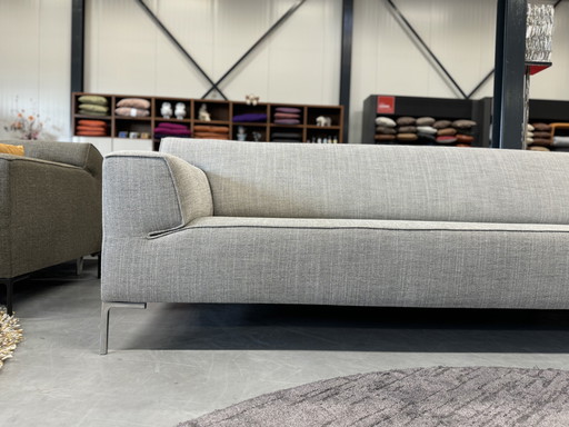 Design On Stock Bloq 4 Seater Sofa Milton Grey