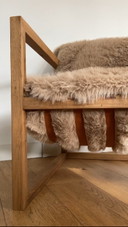 Fur armchair