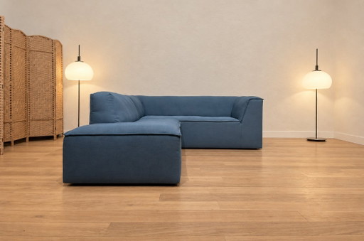 ZGAN Gelderland 6950 Divano angolare Blu + GARANZIA
