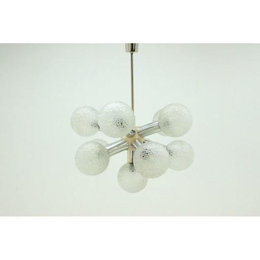 Deutscher Vintage-Kronleuchter "Sputnik" von VEB