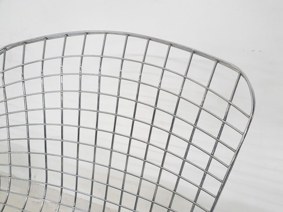 Image 1 of Set aus vier Drahtstühlen im Bertoia-Stil, 1970er Jahre