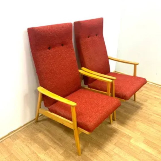 Image 1 of Retro fauteuils, TON, Tsjecho-Slowakije, jaren 60