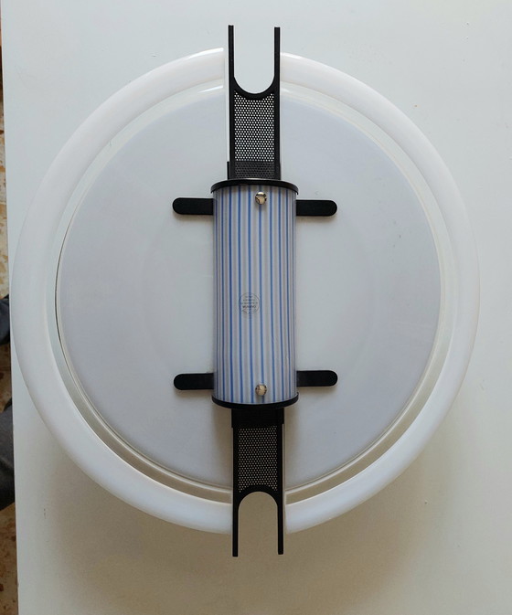 Image 1 of Lampada da soffitto in vetro di Murano, stile postmoderno anni '70, ambientata nell'era spaziale.