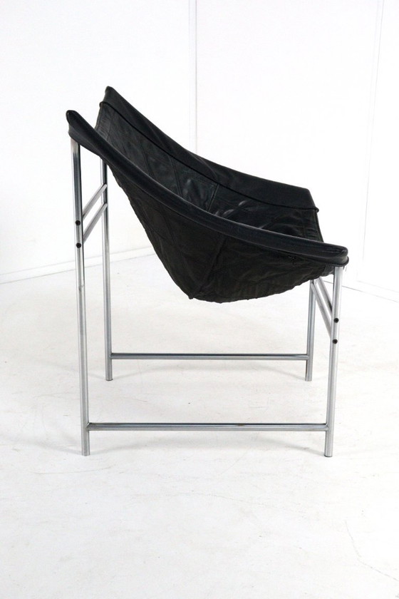 Image 1 of Set of 2 Gerard van den Berg Montis Swing armchairs chairs vintage