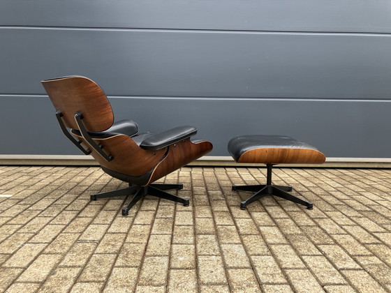 Image 1 of Sillón Eames de Herman Miller by Vitra con otomana. ¡De 1983 con factura! Rio Palissander
